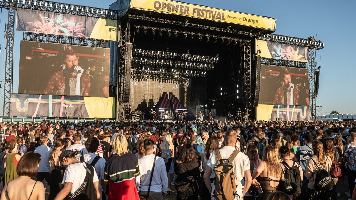 Kadr z Open'er Festival.