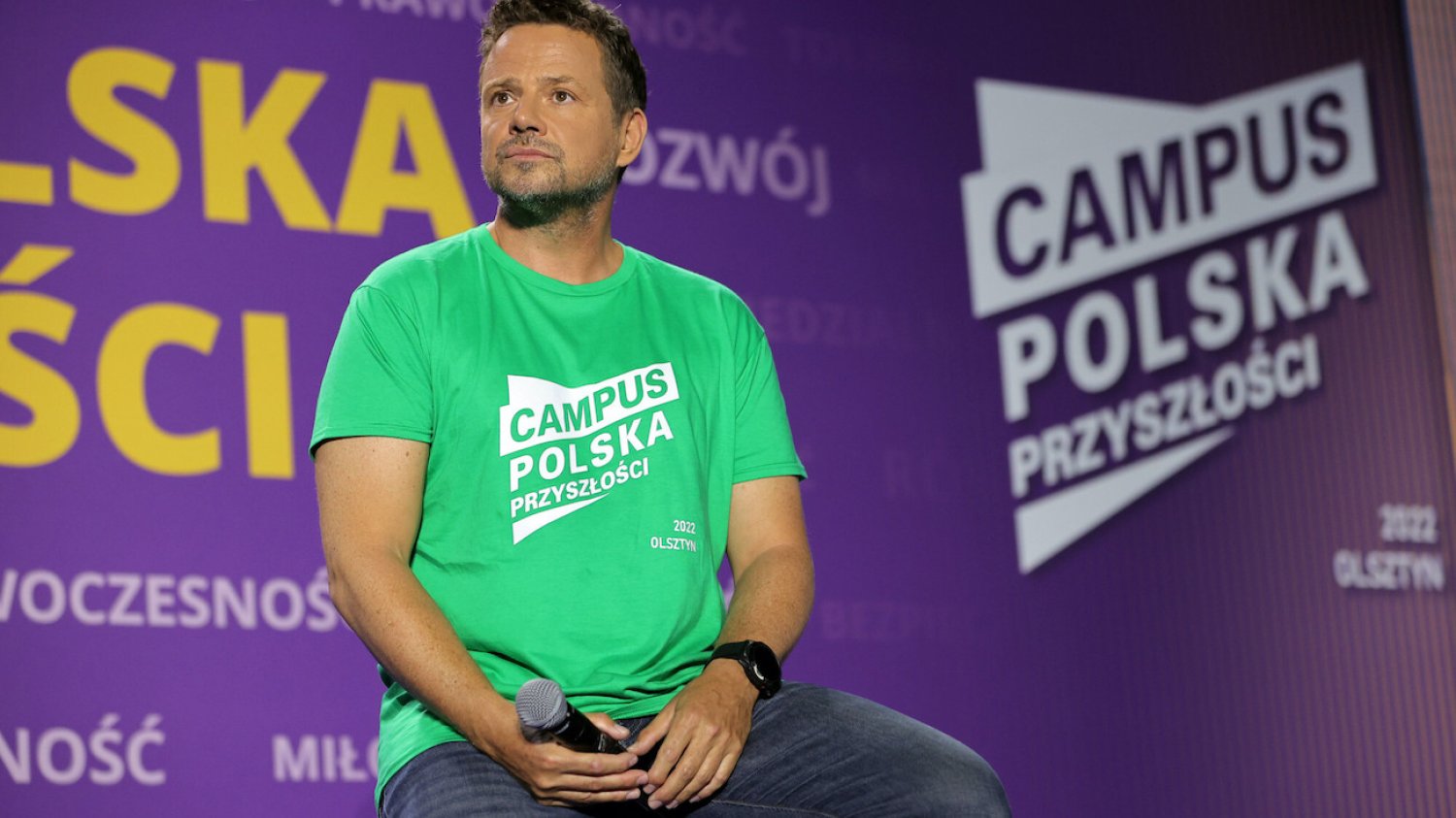 Rafał Trzaskowski podczas II edycji wydarzenia Campus Polska Przyszłości w Olsztynie. Rafał Trzaskowski podczas II edycji wydarzenia Campus Polska Przyszłości w Olsztynie.