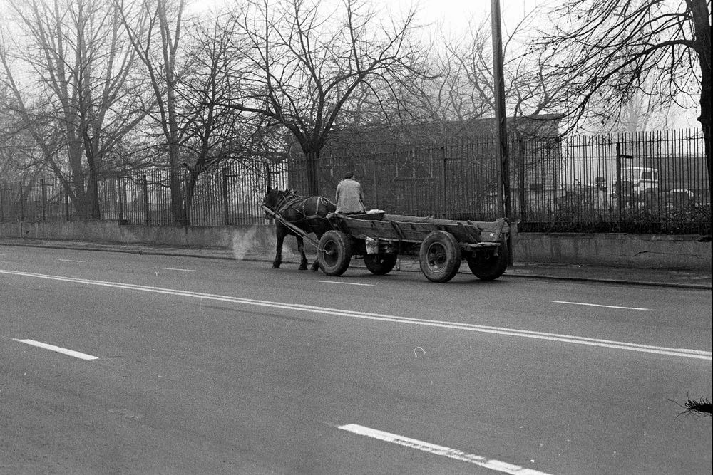 Ulica Warszawy w 1990 roku