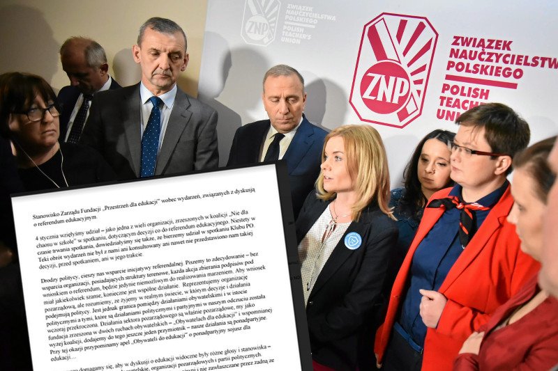 Ten list oznacza kolejny problem opozycji. Ciosu z tej strony nie mogli się spodziewać, ale sami się prosili