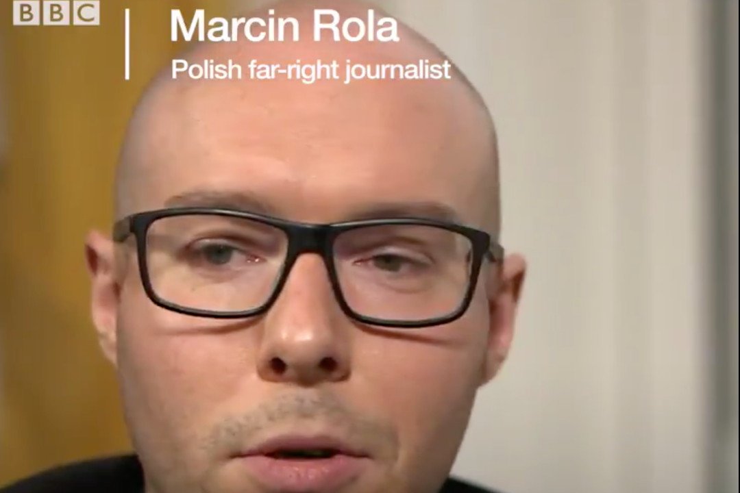 Marcin Rola mówił w rozmowie z dziennikarką BBC o swoich poglądach.