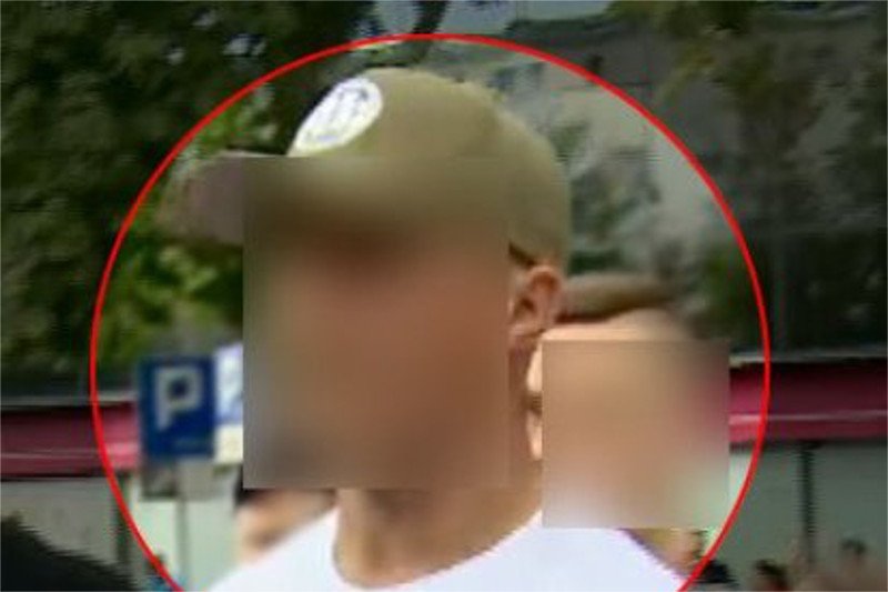 Tomasz P. ps. "Dragon" szedł na czele jednej z grup kiboli na kontrmanifestacji w Białymstoku.