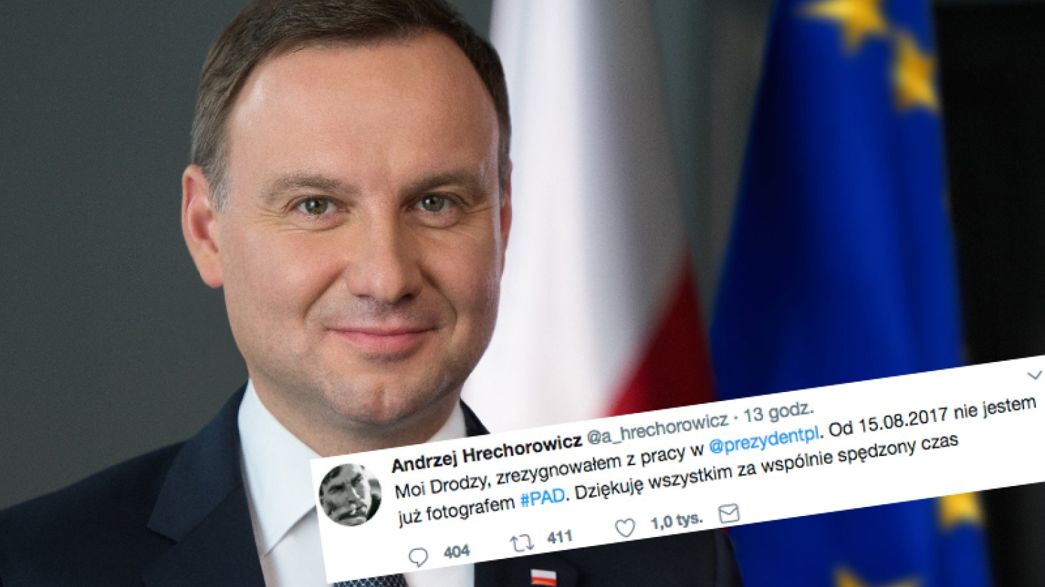Andrzej Duda stracił nadwornego fotografa.
