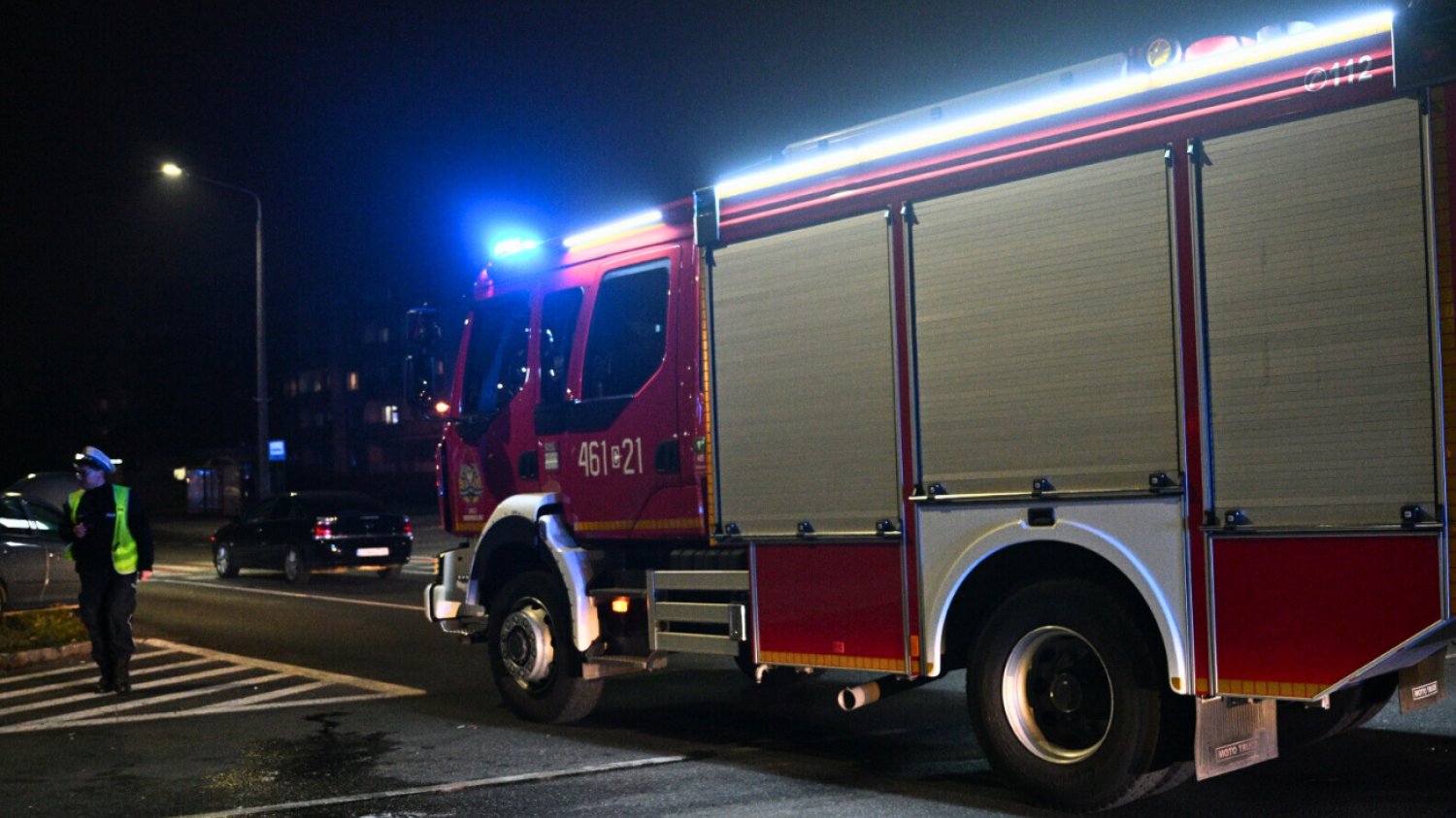 Straż pożarna i policja interweniowały w Mącicach Wypadek w Mącicach: na miejscu działała straż pożarna i policja