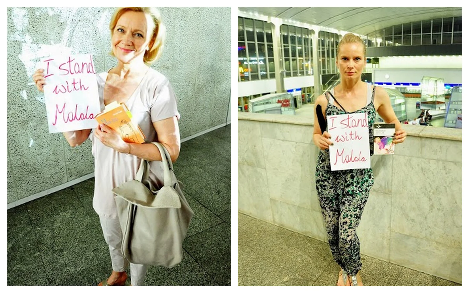 Maria Pakulnis i Magdalena Cielecka dla kampanii "Dziewczynka z książką"
