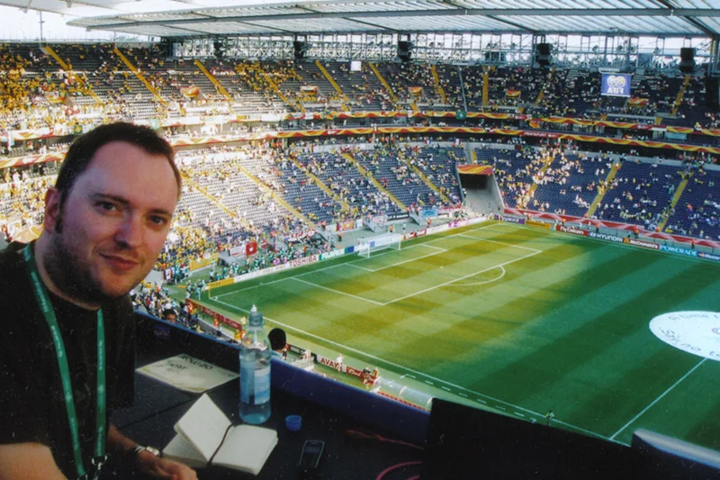 Dom Fifield przed ćwierćfinałem mistrzostw świata Francja - Brazylia w 2006 r.