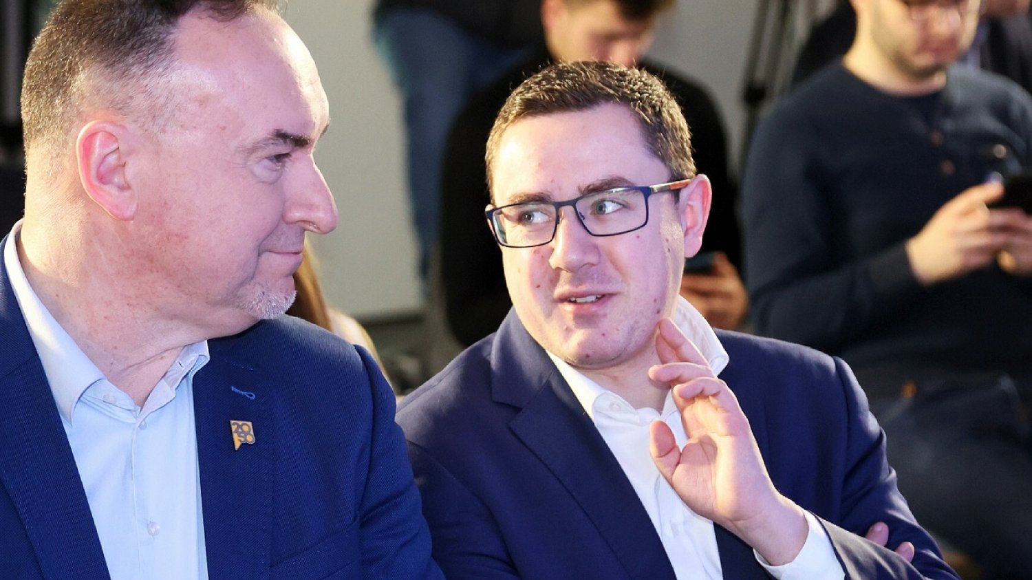 Miłosz Motyka z PSL i Michał Kobosko z Polska 2050