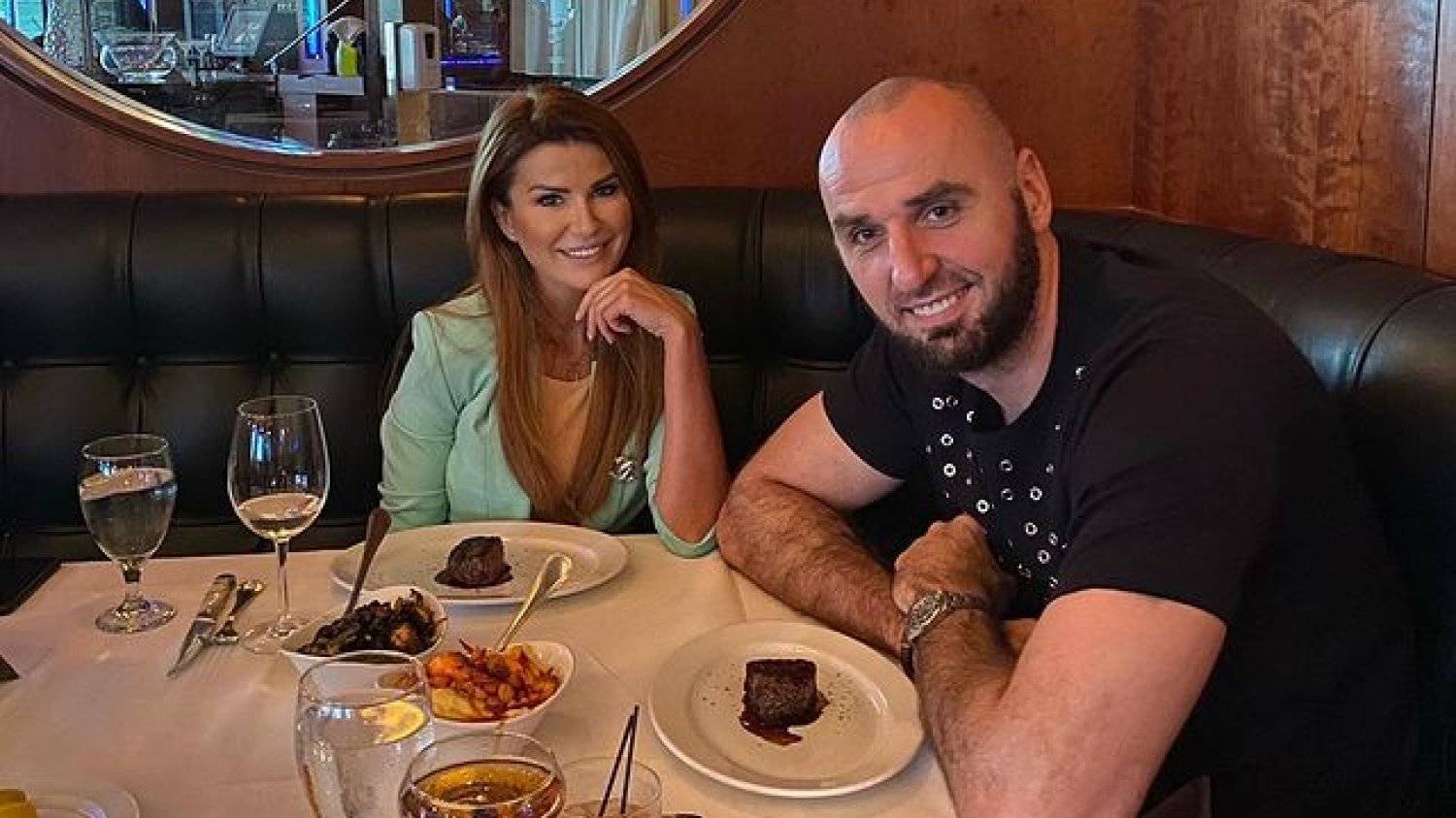 Marcin Gortat i jego partnerka Żaneta Stanisławska