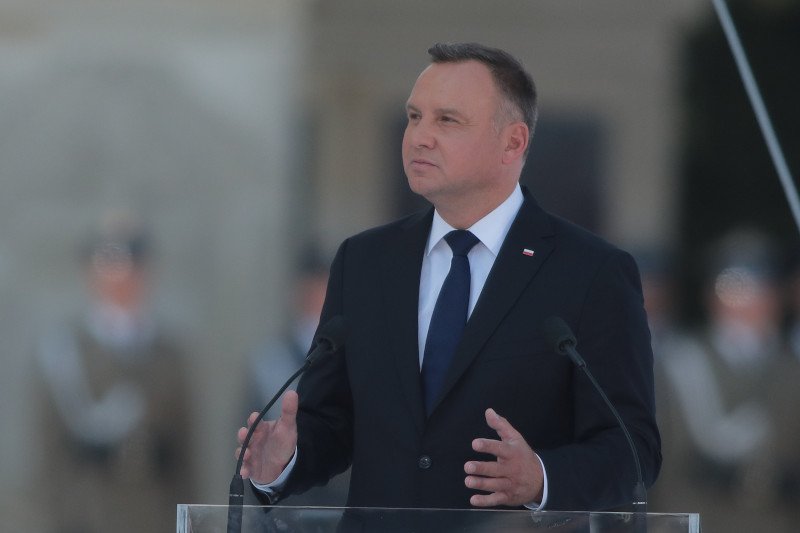 Andrzej Duda przemówił na Placu Piłsudskiego.