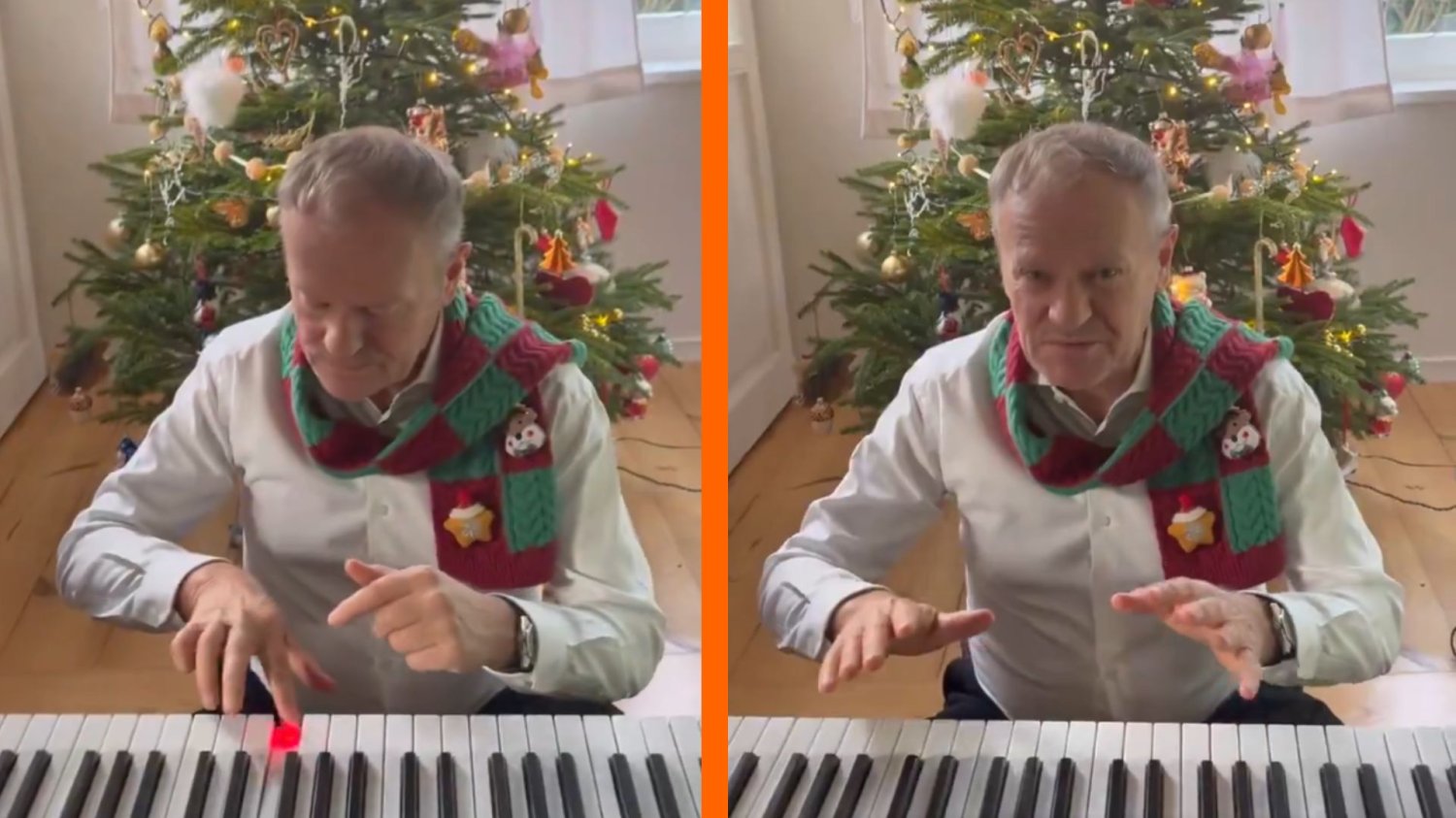 Donald Tusk w święta Donald Tusk