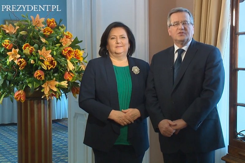 Bronisław i Anna Komorowscy w życzeniach wielkanocnych: "To od nas zależy ile będzie wiosny w naszych domach"