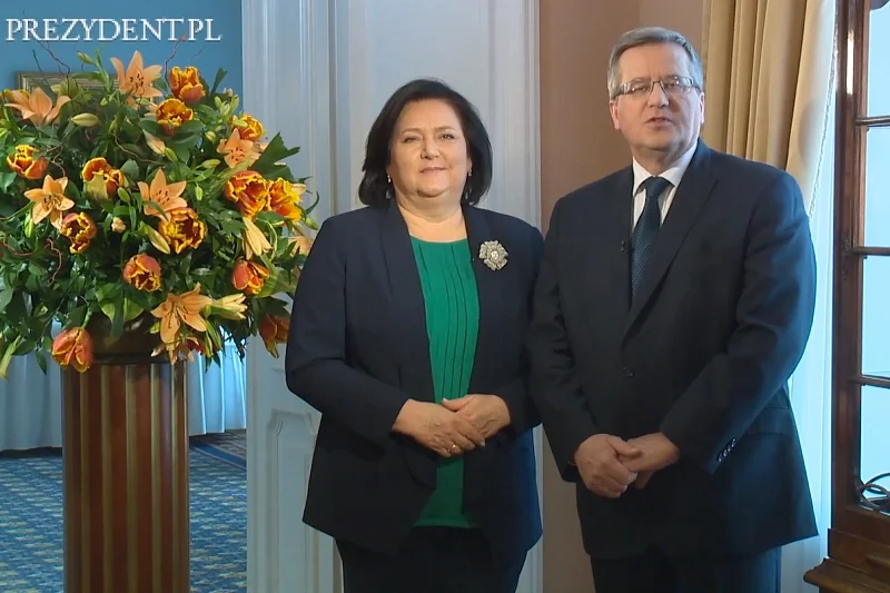 Bronisław i Anna Komorowscy w życzeniach wielkanocnych: "To od nas zależy ile będzie wiosny w naszych domach"