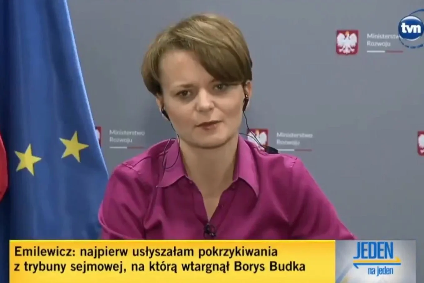 Jadwiga Emilewicz stwierdziła, że nie słyszała czy Jarosław Kaczyński krzyknął do opozycji "hołota". Wicepremier Jadwiga Emilewicz powiedziała, że nie słyszała, czy prezes PiS Jarosław Kaczyński zwrócił się do opozycji słowami "hołota".