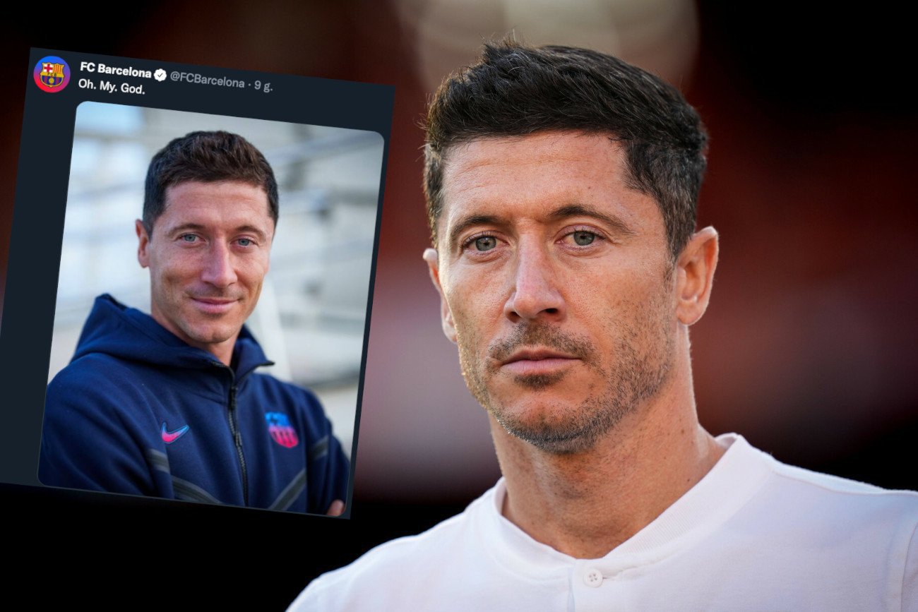 Są już pierwsze zdjęcia Roberta Lewandowskiego w barwach Barcelony