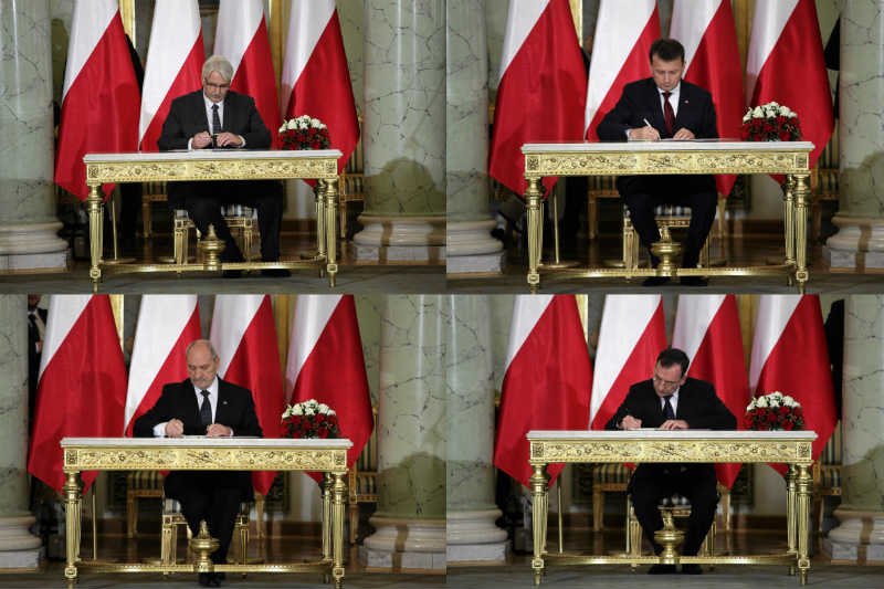 Witold Waszczykowski, Mariusz Błaszczak, Mariusz Kamińsk i Antoni Macierewicz będą teraz odpowiadać za nasze bezpieczeństwo.