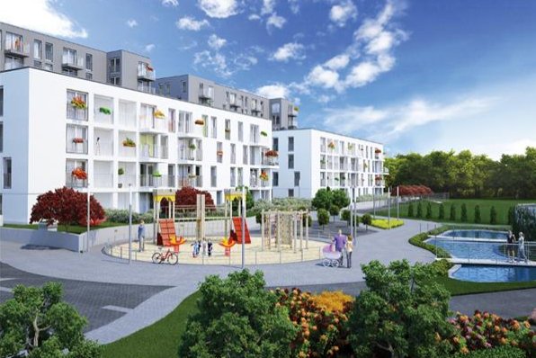 Wizualizacja osiedla CENTROOM z września 2012