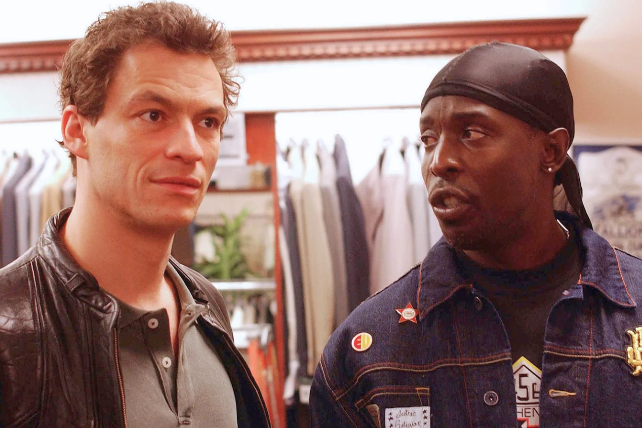Dominic West i Michael K. Williams w serialu "Prawo ulicy"