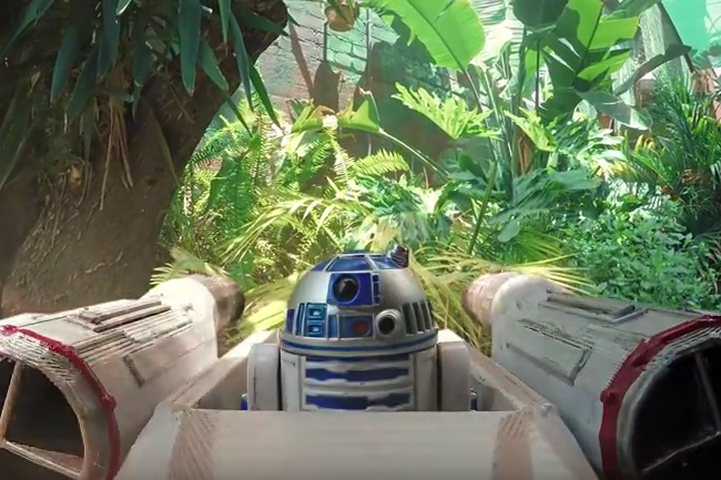 Nagranie dronowych "Gwiezdnych wojen" zdobyło wielką popularność w internecie.