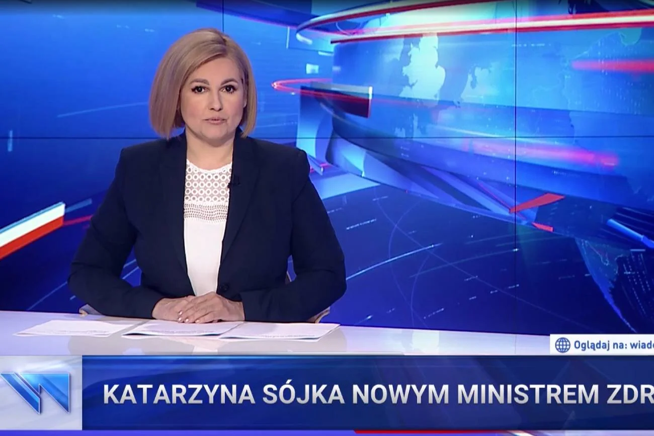 "Wiadomości" TVP poinformowały o dymisji Niedzielskiego