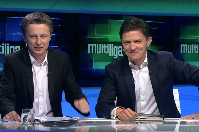 Andrzej Twarowski (po lewej) i Tomasz Smokowski (po prawej) to była legendarna para komentatorów w Canal+. Wkrótce ten drugi wróci do telewizji – ma komentować mecze w Polsacie.
