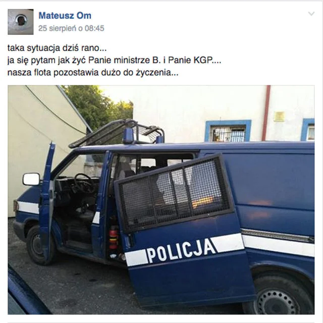 Gdy policjanci przyszli rano na parking, ich oczom ukazał się taki widok...