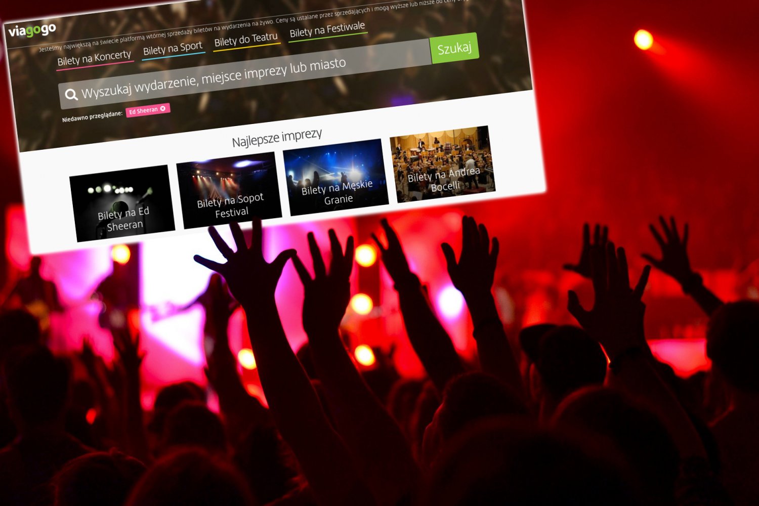 Globalny portal viagogo pomimo kontrowersji, działa od wielu lat