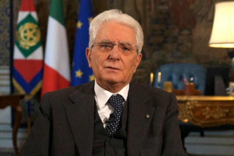 Do mediów trafił fragment niezmontowanego orędzia prezydenta Włoch.