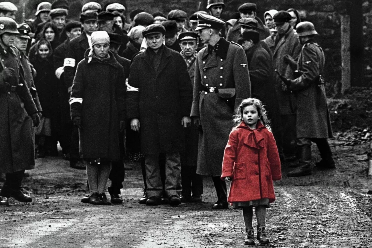 Oliwia Dąbrowska w filmie "Lista Schindlera"