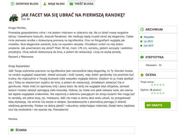 Monika odpowiada na każde pytanie.