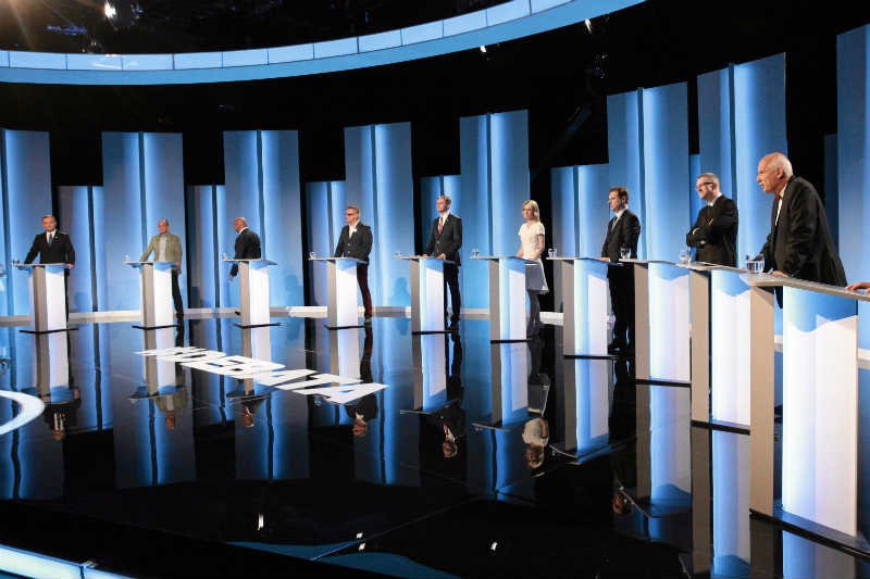 Tak wyglądała debata wszystkich (bez Bronisława Komorowskiego) kandydatów na prezydenta. Debata przed wyborami parlamentarnymi będzie znacznie ważniejsza.