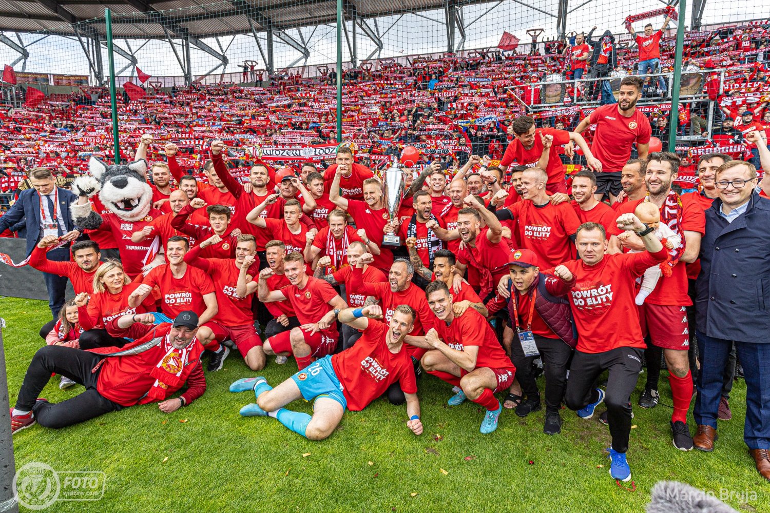 Łódzki Widzew po ośmiu latach przerwy wraca do PKO Ekstraklasy