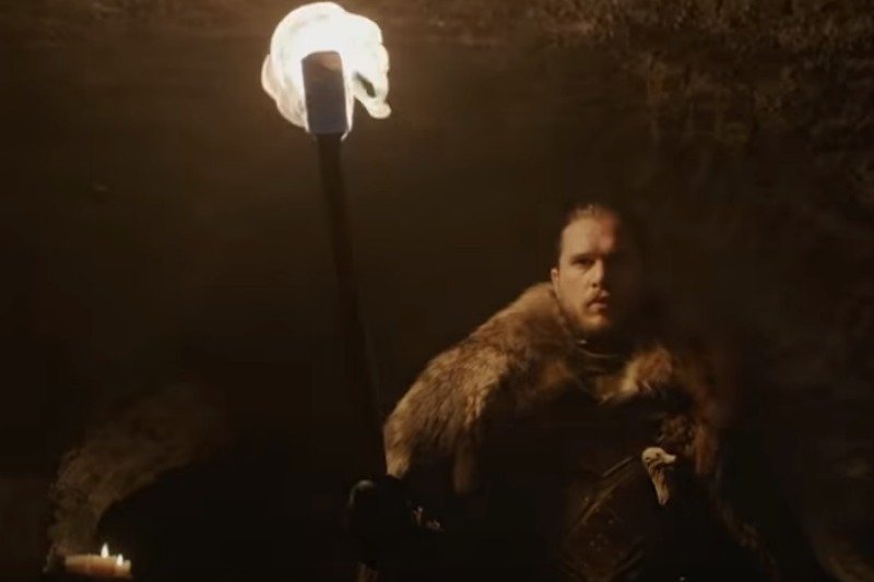 Kadr z zapowiedzi ósmego sezonu "Gry o tron"