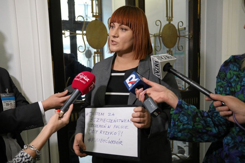 Justyna Socha stoi na czele ruchu antyszczepionkowców.