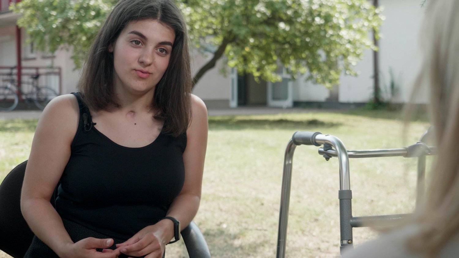 Tatiana zmaga się ze skutkami kleszczowego zapalenia mózgu.