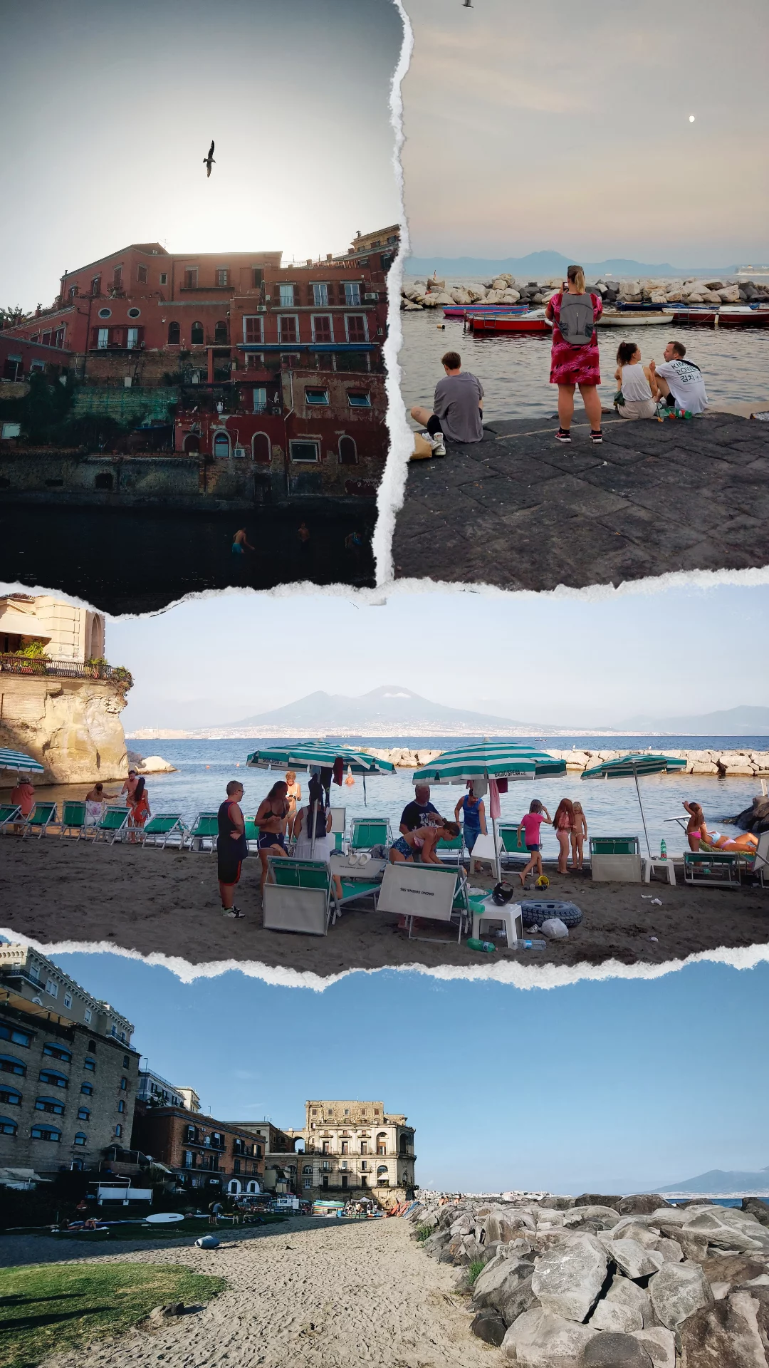 Takie maleńkie kąpieliska znajdziesz w Posillipo.