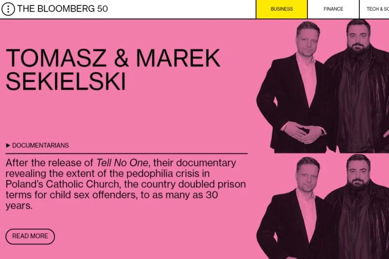 Bracia Tomasz i Marek Sekielscy znaleźli się w 50-tce Bloomberga w 2019 roku.