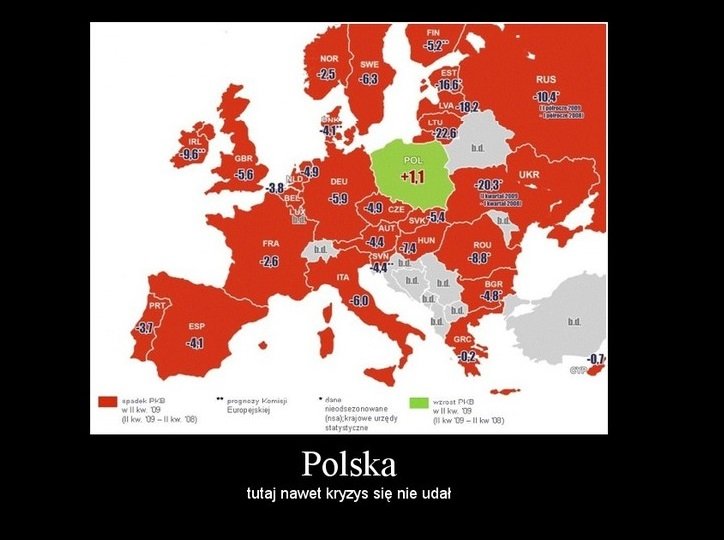 Polska. Tutaj nawet kryzys się nie udał.