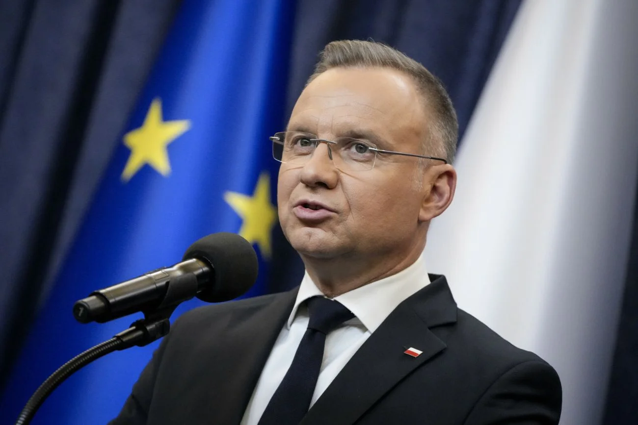 Andrzej Duda stanowczo apeluje do USA. Chce w Polsce broni jądrowej. Duda apeluje do USA. Chce, by do Polski przeniesiono broń jądrową.