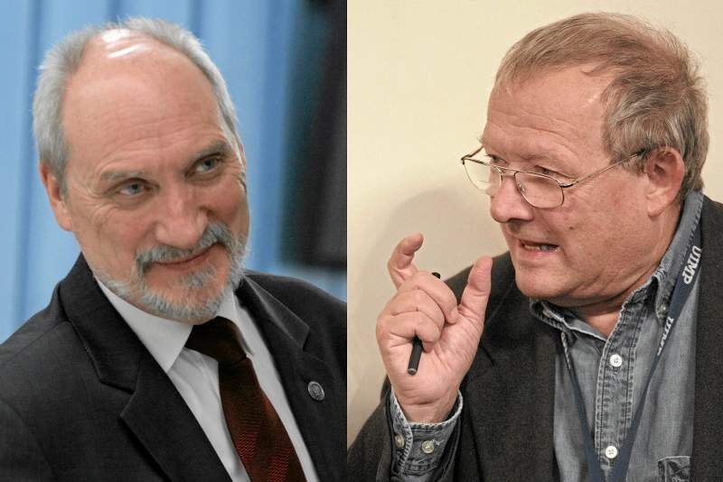 Antoni Macierewicz i Adam Michnik