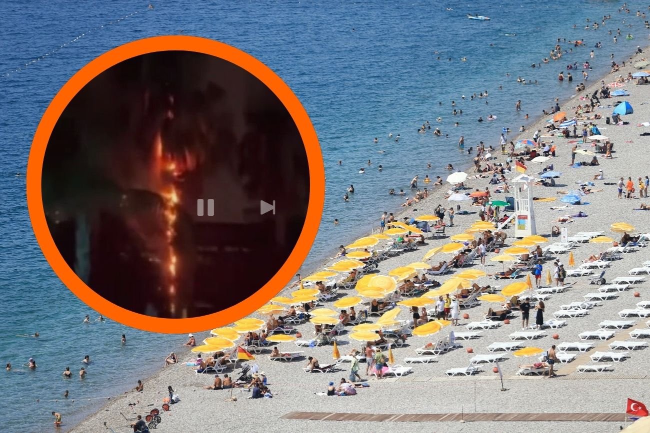 All inclusive w Turcji przerwane przez potężną burzę