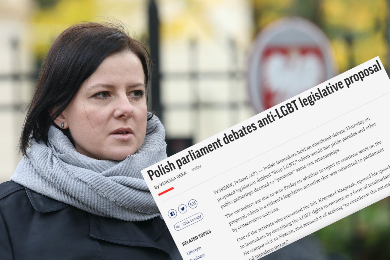 Agencja AP informuje o ustawie anty-LGBT, którą zajął się Sejm w Polsce.
