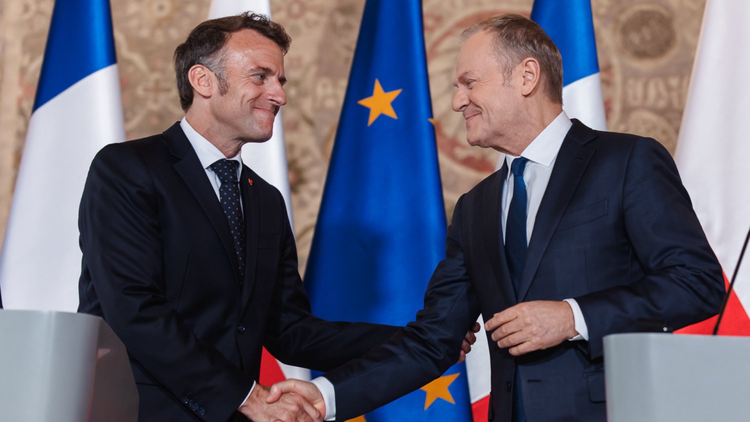 Emmanuel Macron i Donald Tusk