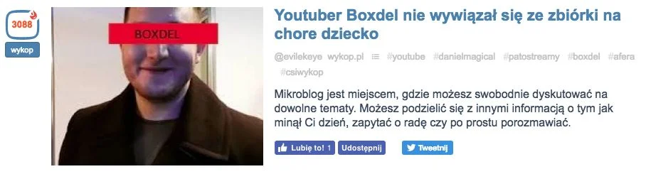 To jeden z najbardziej aktywnych tematów w ostatnim czasie. Trafił też na stronę główną