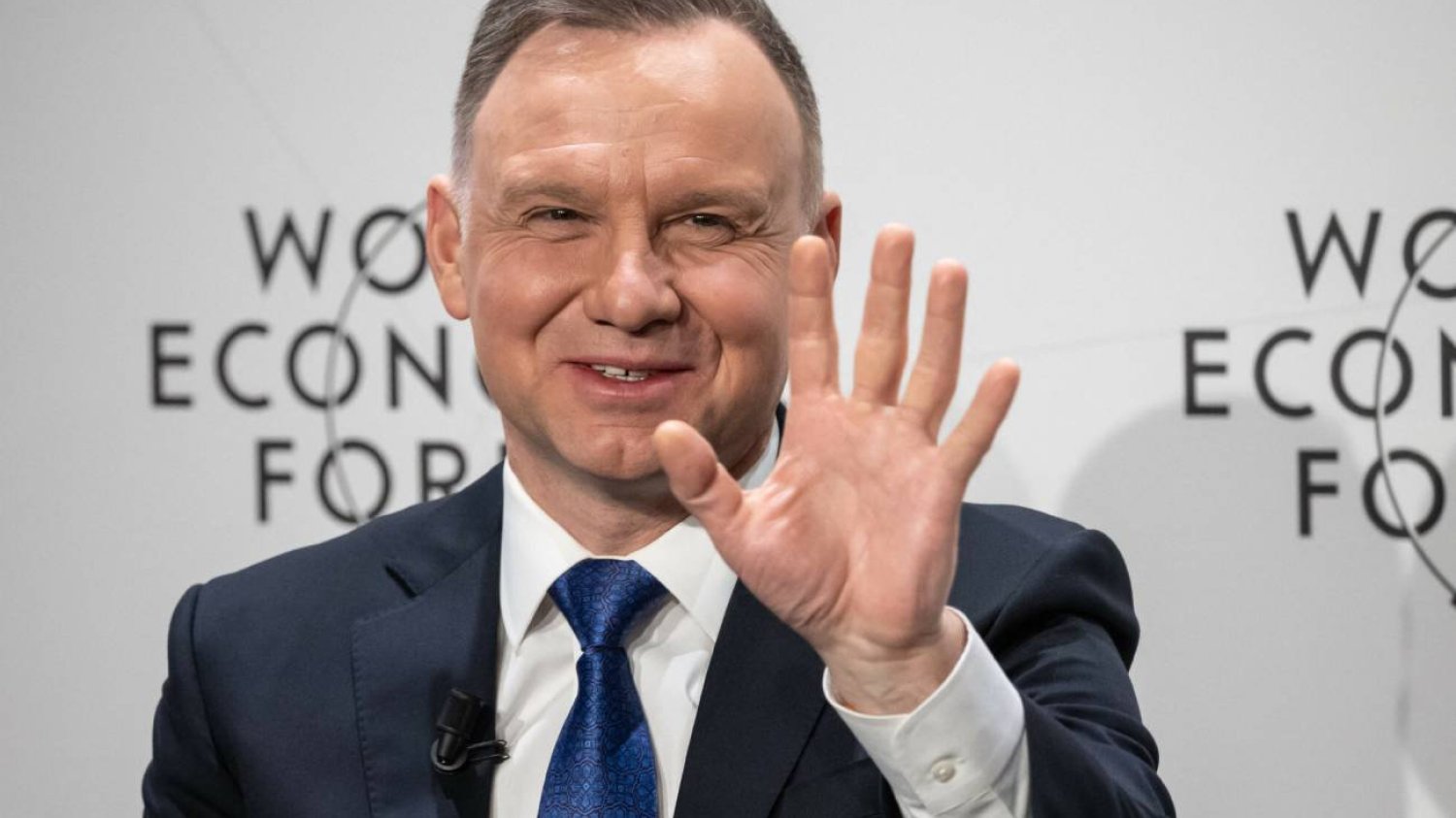Andrzej Duda w Davos