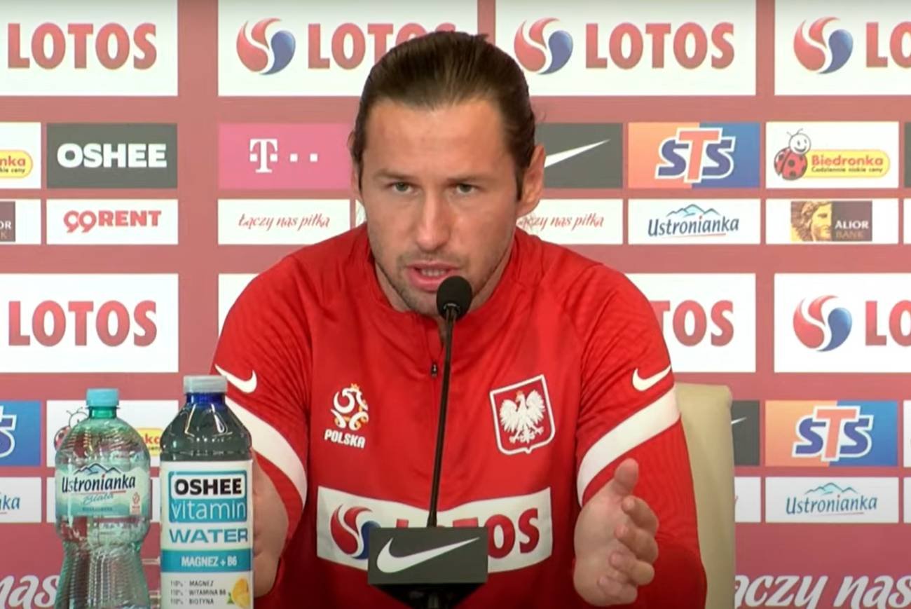 Po meczu ze Słowacją na Euro 2020. Konferencja Grzegorza Krychowiaka.