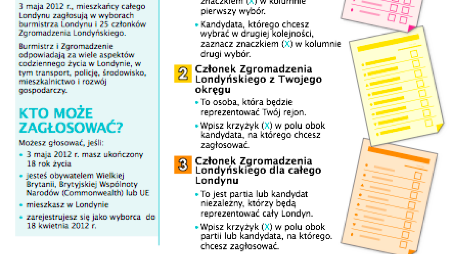 Ulotka informacyjna dla Polaków