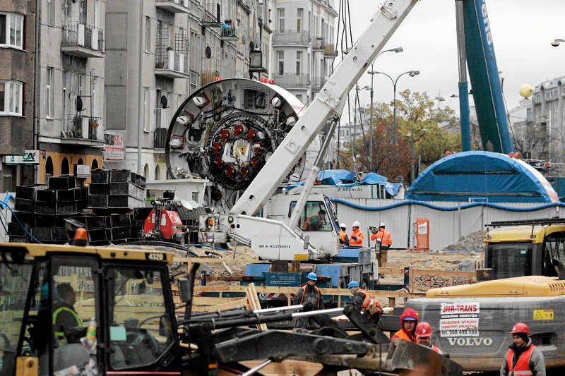 Budowa II linii metra, ulica Targowa