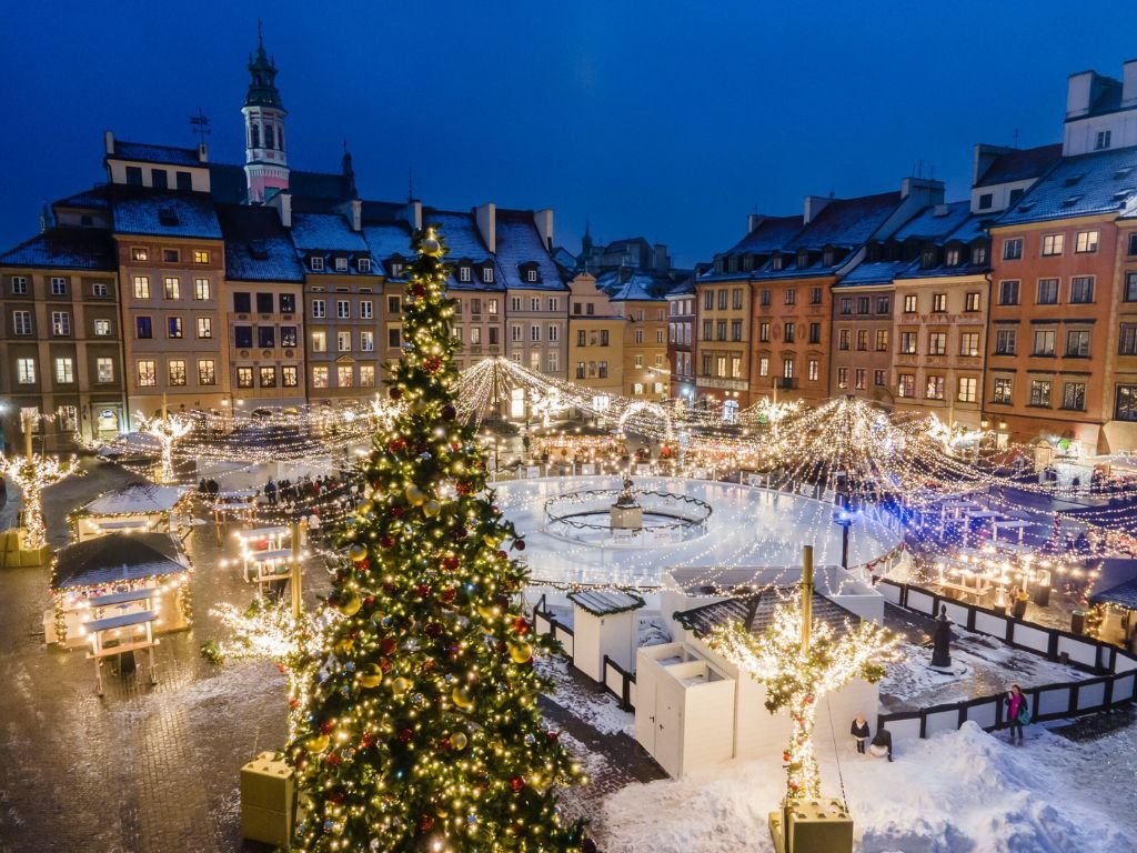 Świąteczne miejsca w Warszawie.