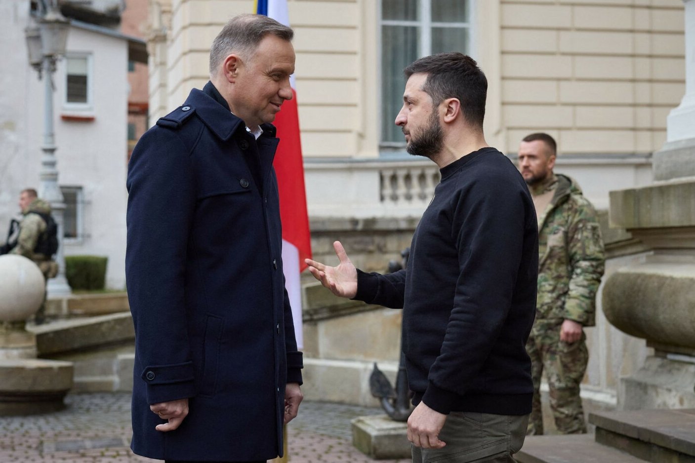 Andrzej Duda i Wołodymyr Zełenski.