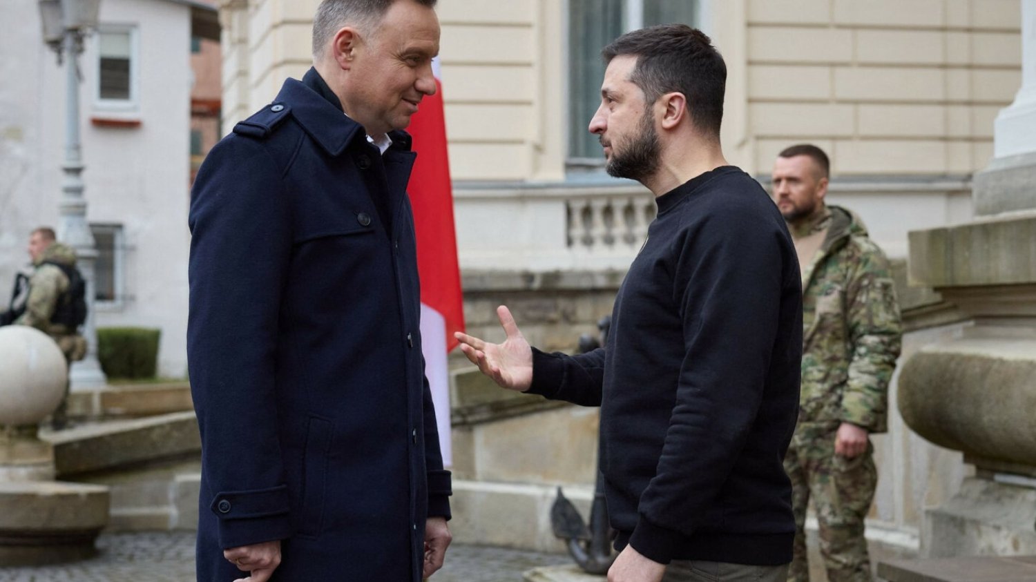Andrzej Duda i Wołodymyr Zełenski.